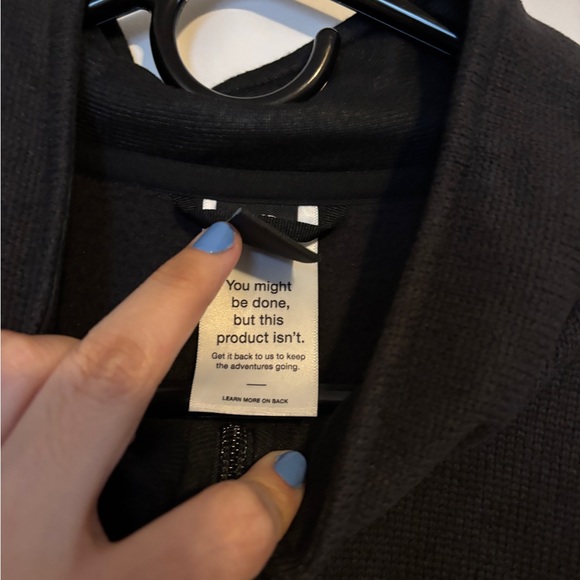 The North Face Men's Black Full-Zip Fleece Jacket, Size L, Preowned EUC - Picture 4 of 8